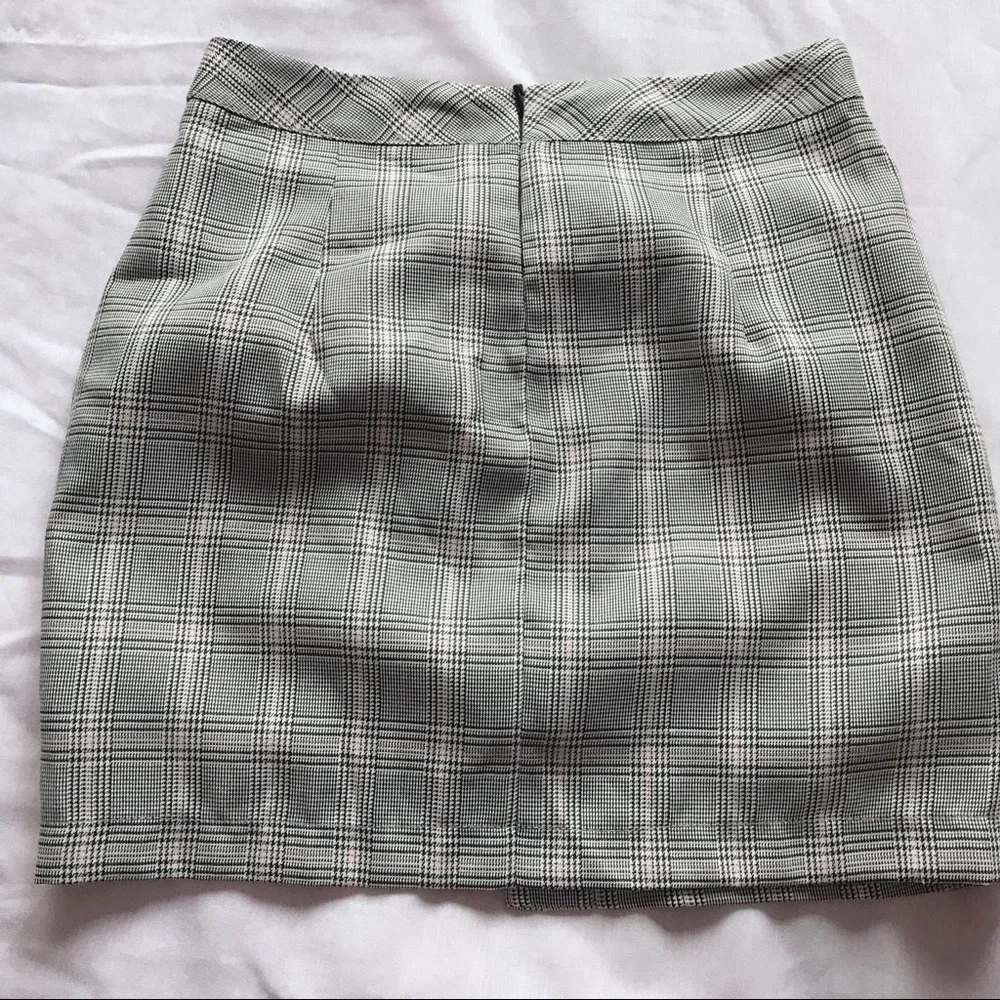 revolve j.o.a. ⋆ plaid high waisted skirt
